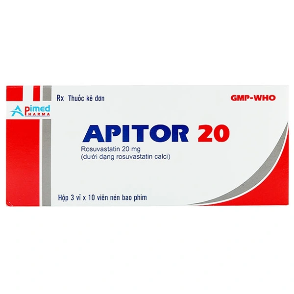 Apitor 20 điều trị rối loạn lipid máu